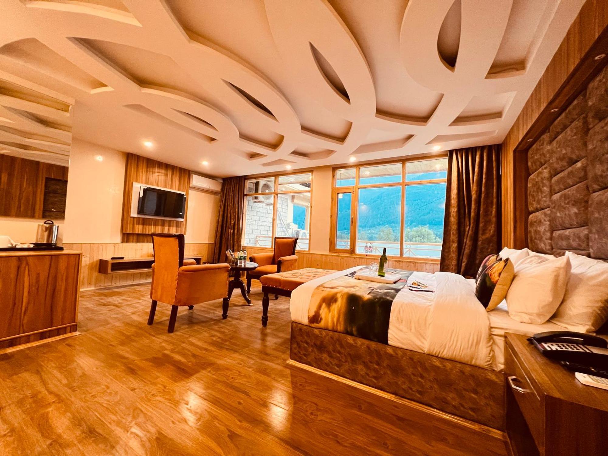 Hill River Resort - Central Heated & Air Cooled - Near Mall Road , Best Property Of Manali 2024- 2025 Exterior foto